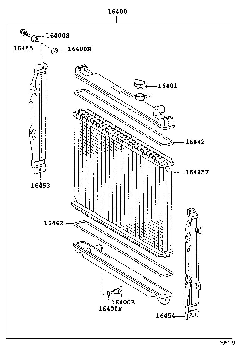 16400-67121 RADIATOR ASSY product image