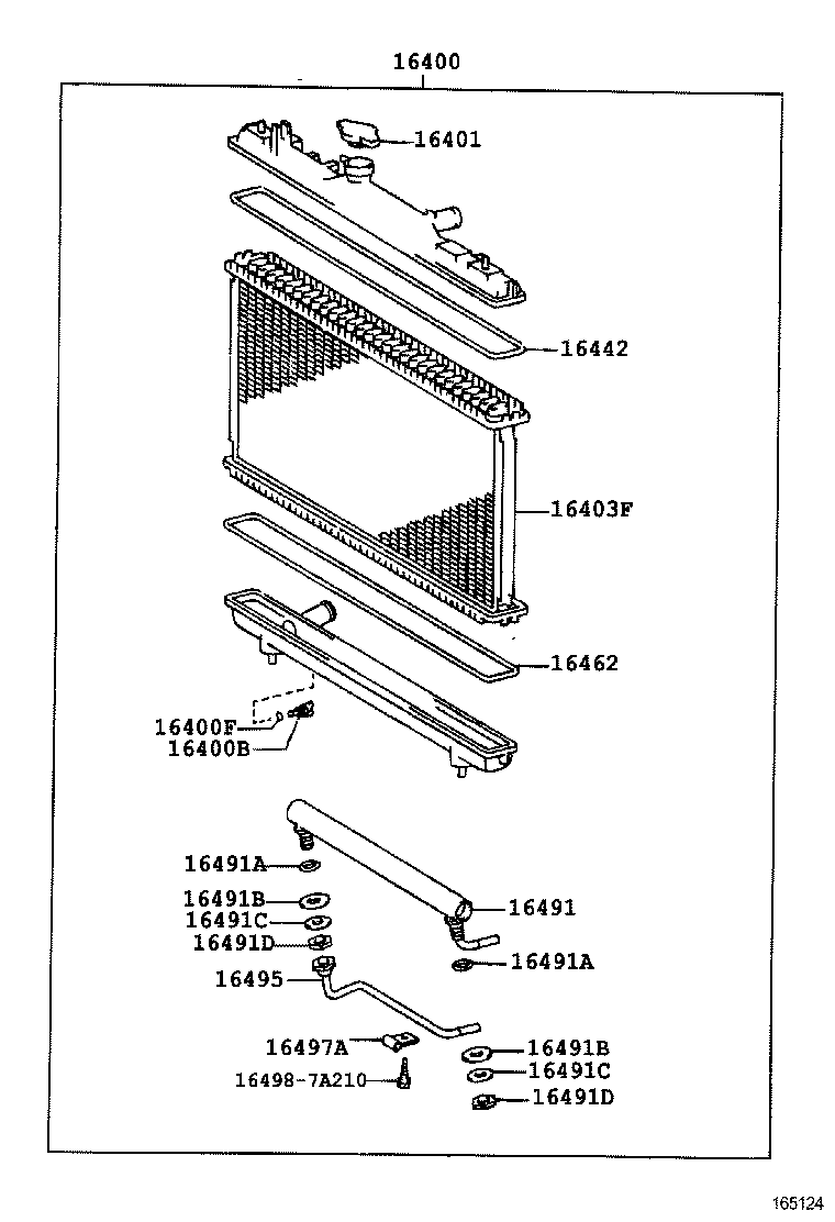 16281-74040 HOSE, WATER BY-PASS, NO.4 product image