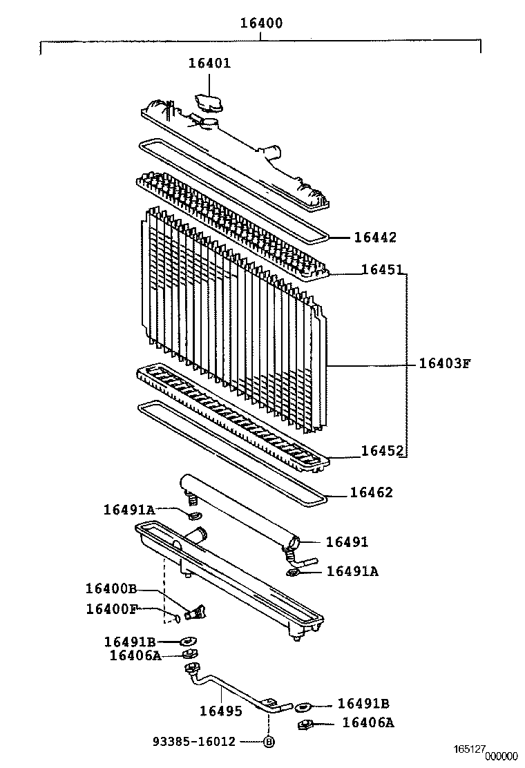 16206-64020 Water Bypass Pipe product image