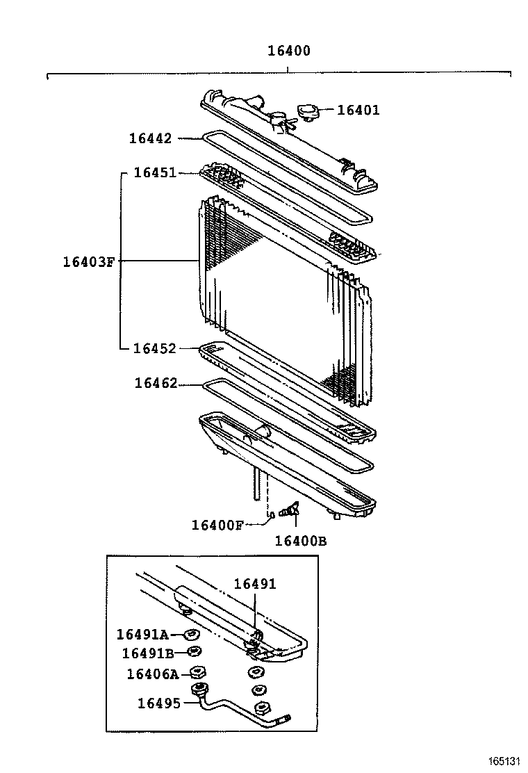 16027-64031 PIPE SUB-ASSY, TURBO WATER, NO.1 product image