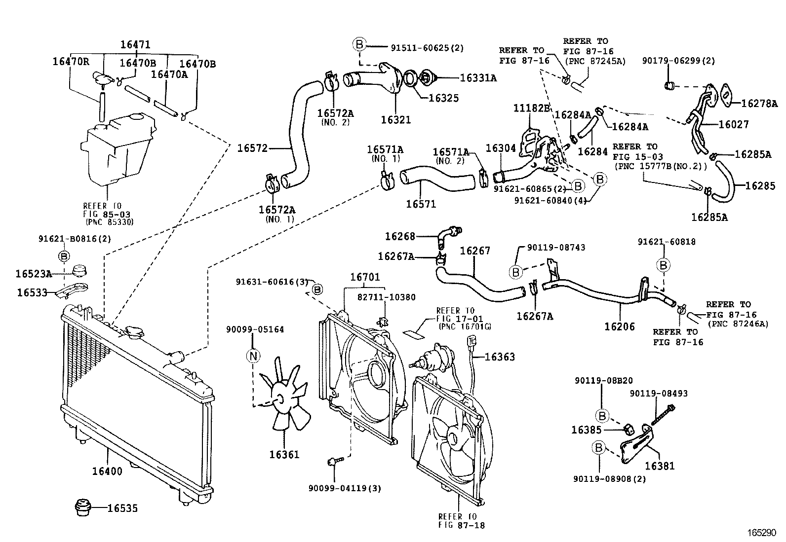 16304-88580 OUTLET, WATER product image
