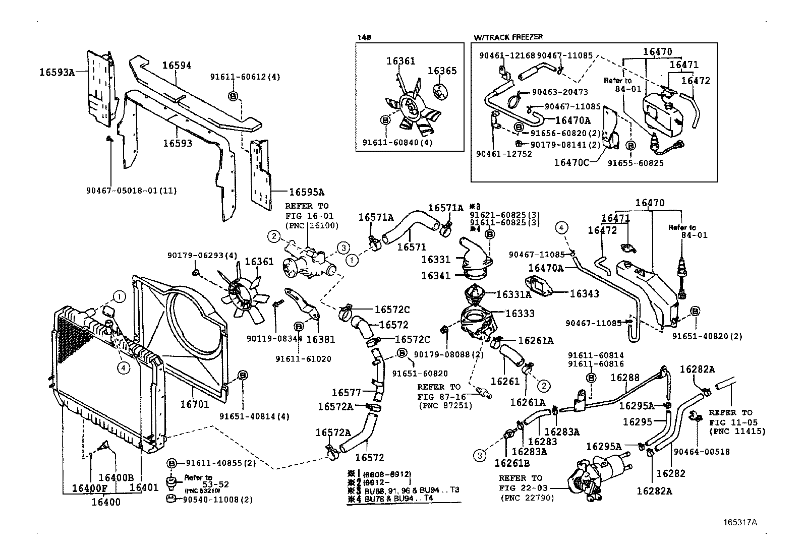 16261-56020 HOSE, WATER BY-PASS, NO.1 product image
