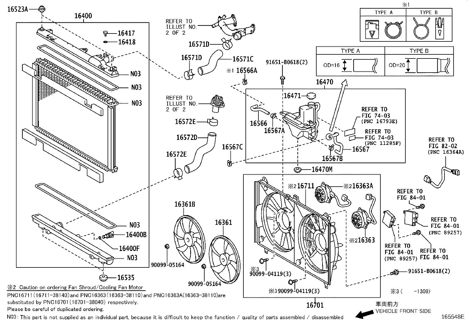 16207-38040 PIPE SUB-ASSY, WATER BY-PASS, NO.2 product image