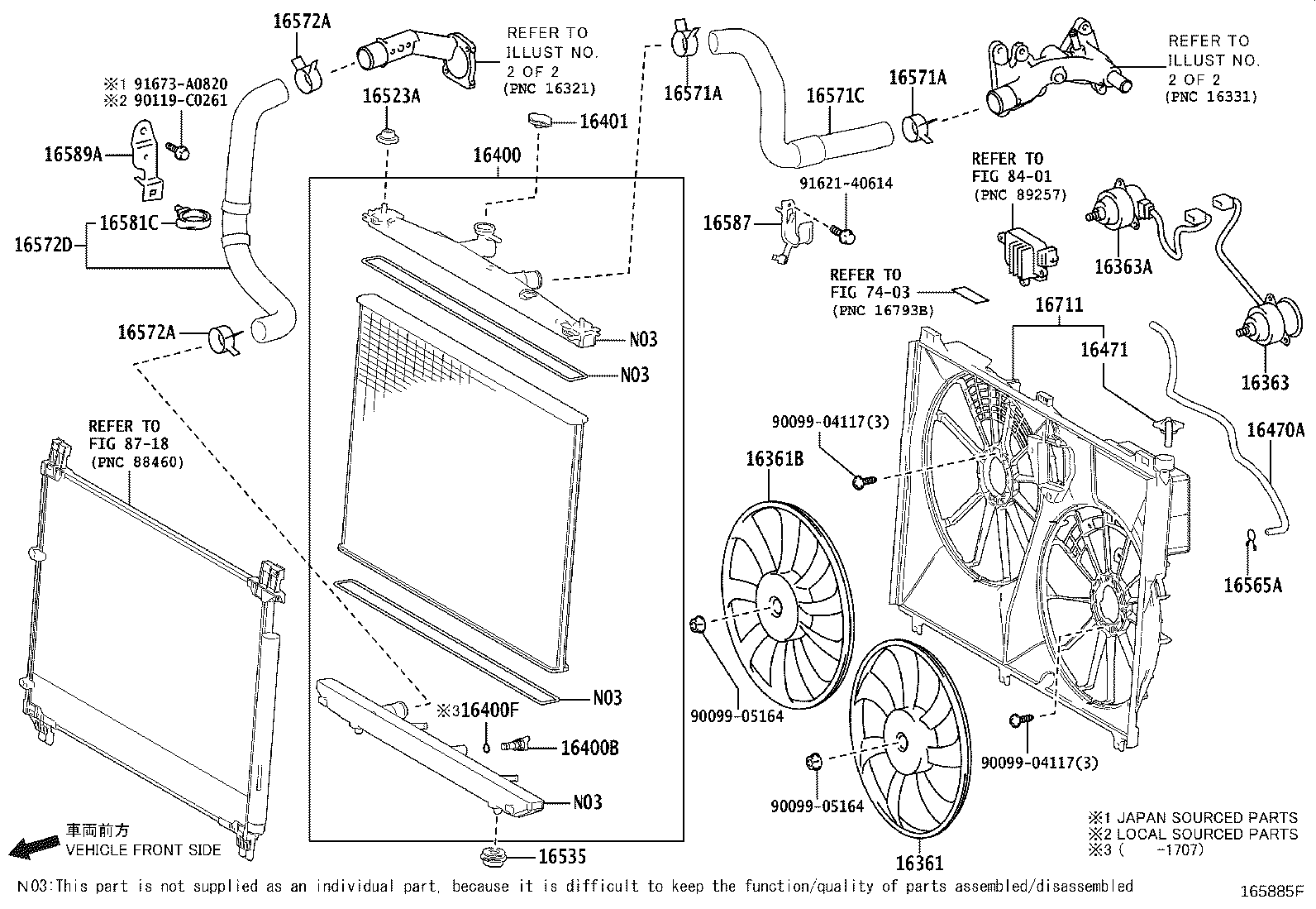 16206-36030 Water Bypass Pipe product image