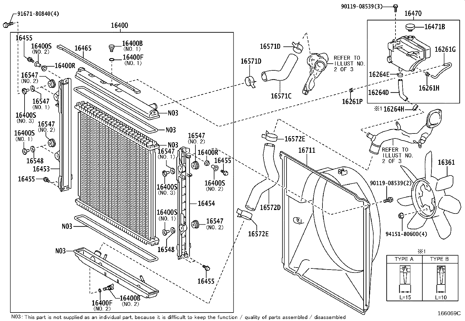 16282-38030 HOSE, WATER BY-PASS, NO.5 product image