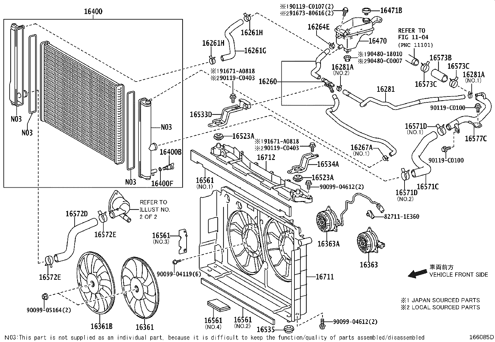 16671-0Y010 Coolant Water Valve product image