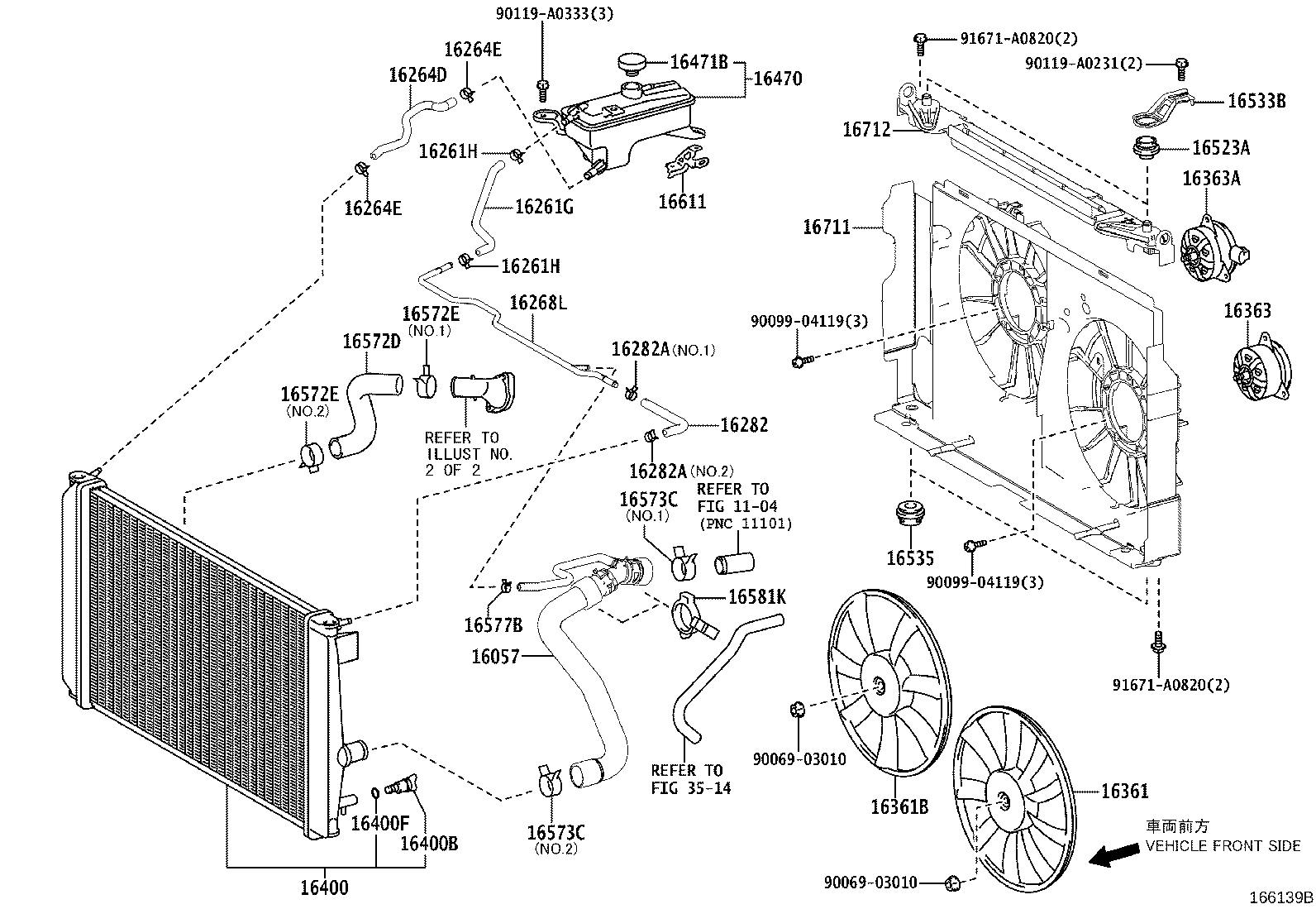 16057-0V011 HOSE SUB-ASSY, RADIATOR product image