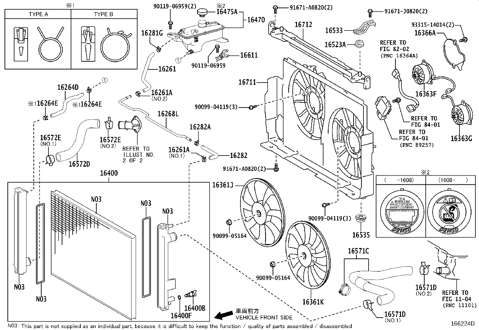 16711-36150 SHROUD, FAN product image