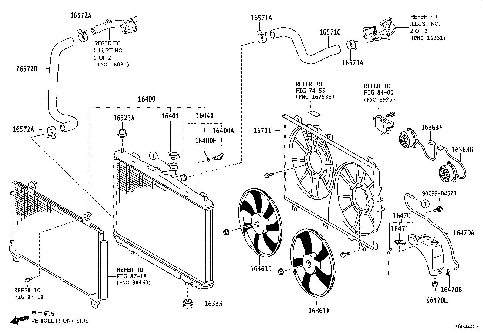 16041-0P260 RADIATOR ASSY, NO.2 product image