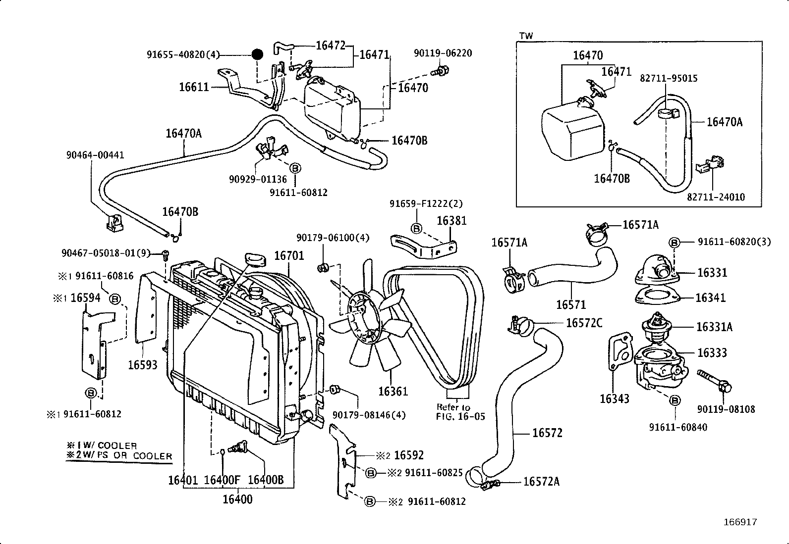 16381-54020 BAR, FAN BELT ADJUSTING product image