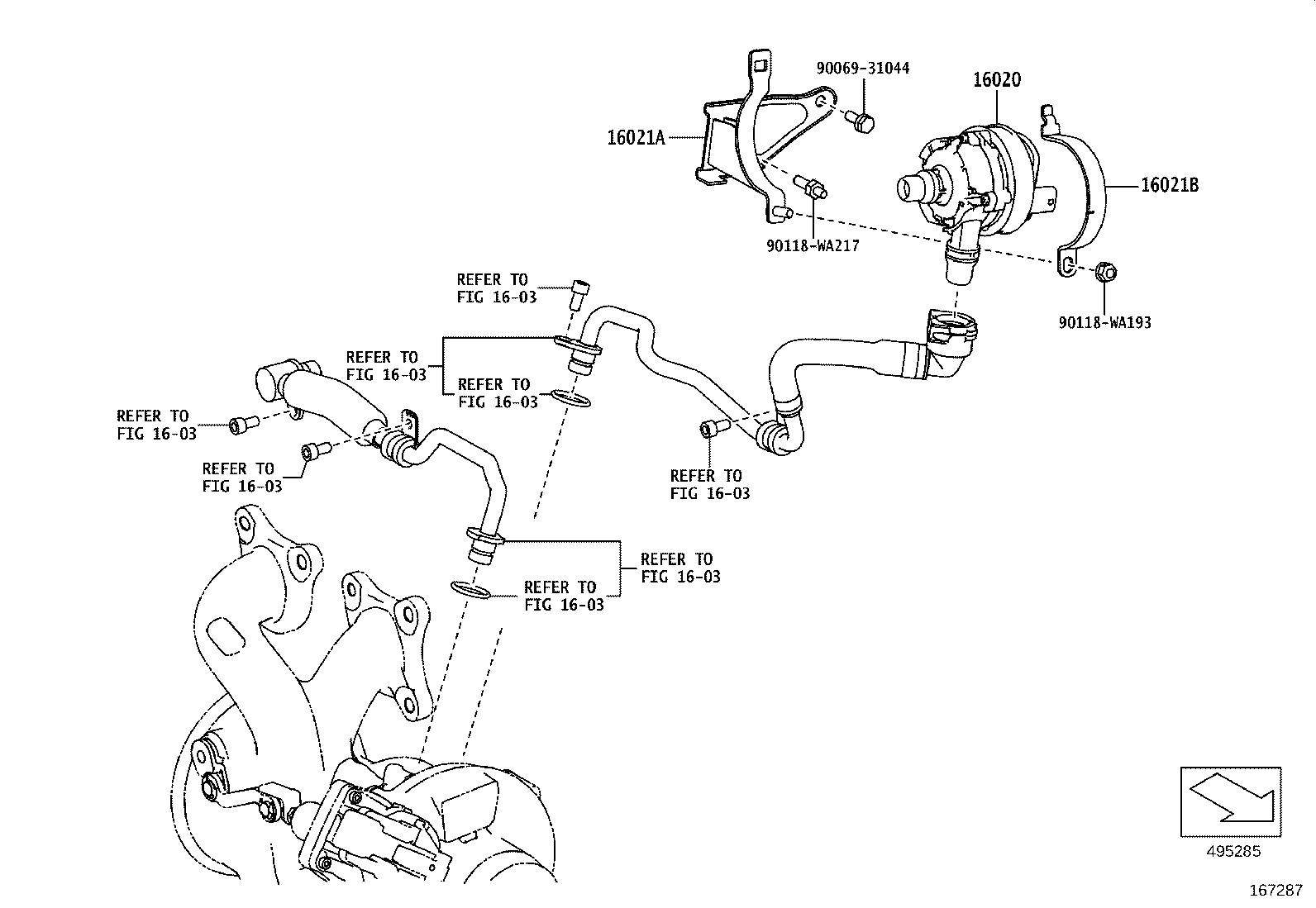16371-WAA01 PULLEY, WATER PUMP product image