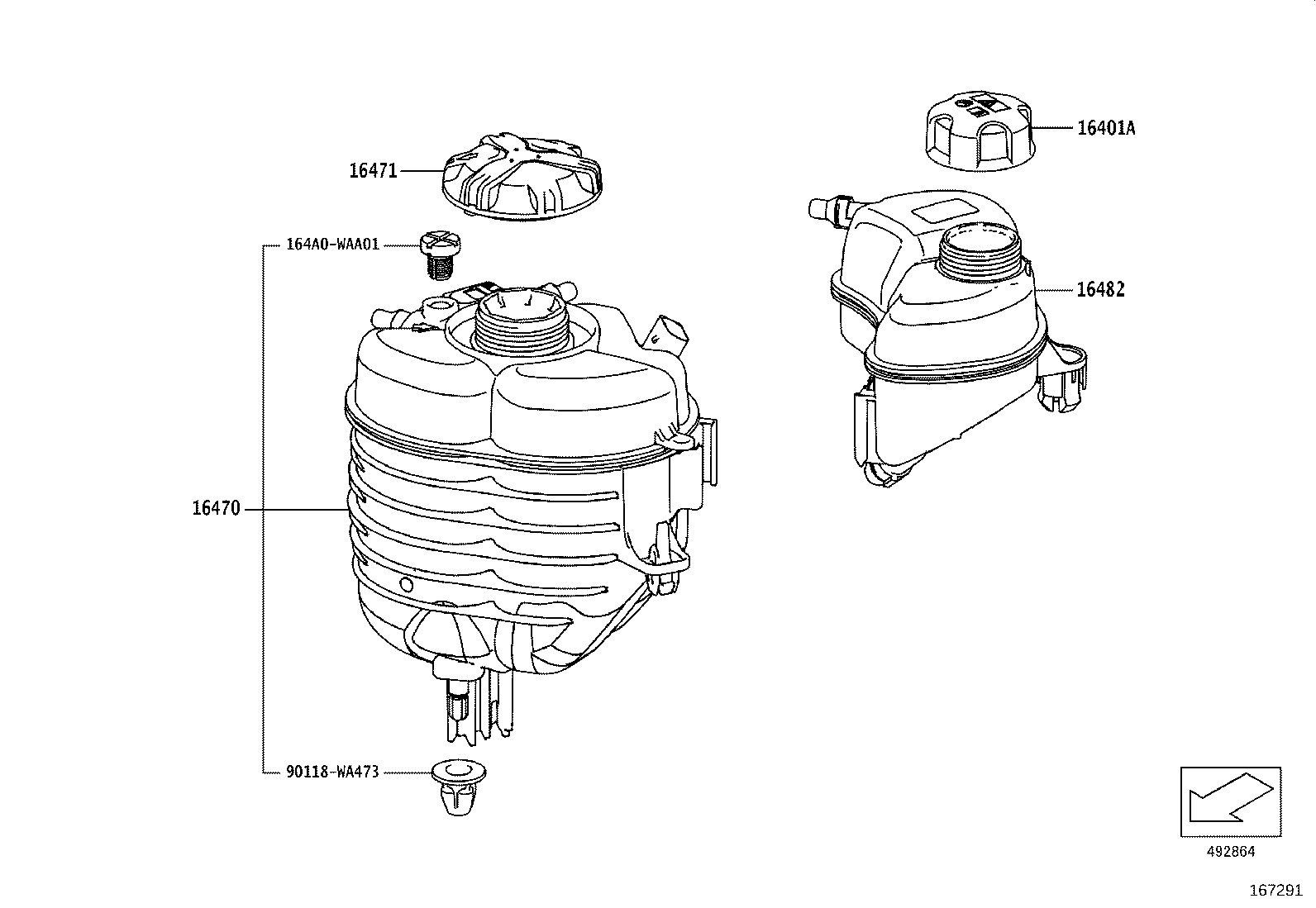 16670-WAA01 Coolant Water Valve product image