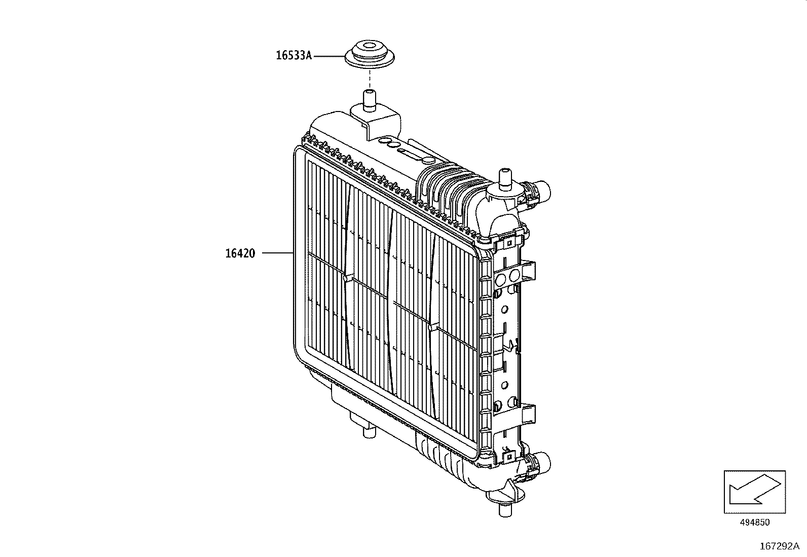 16670-WAA01 Coolant Water Valve product image