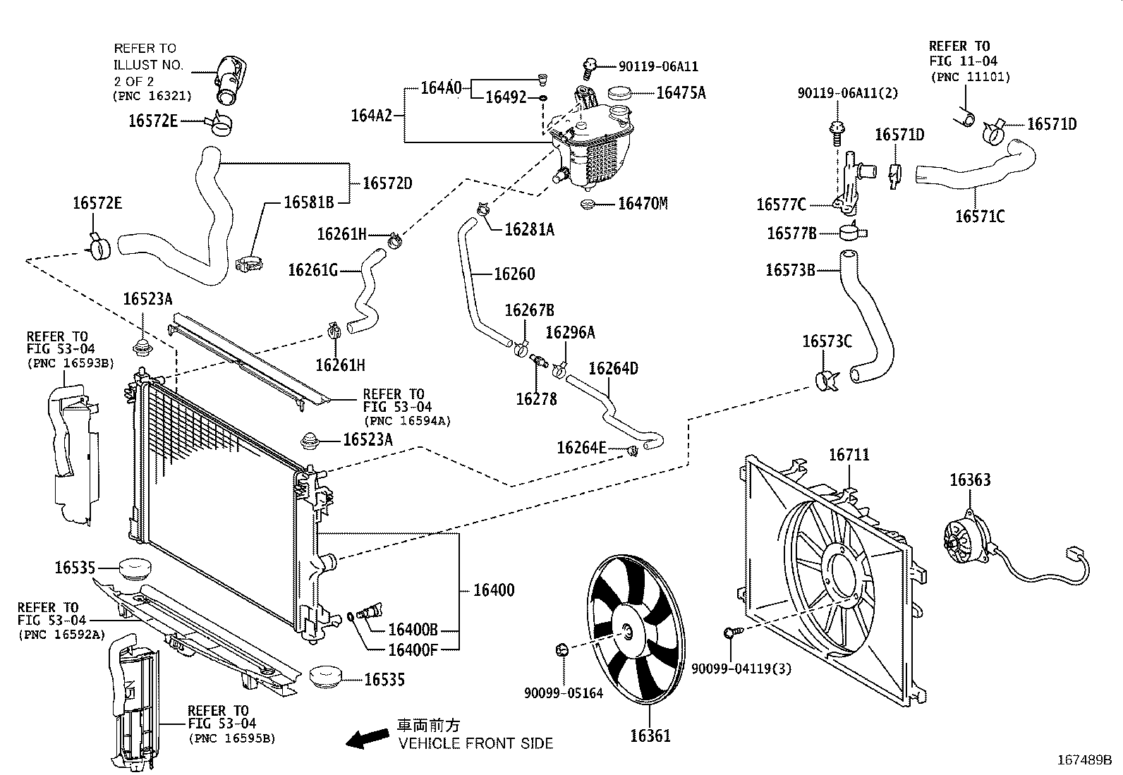 16282-15040 HOSE, WATER BY-PASS, NO.5 product image