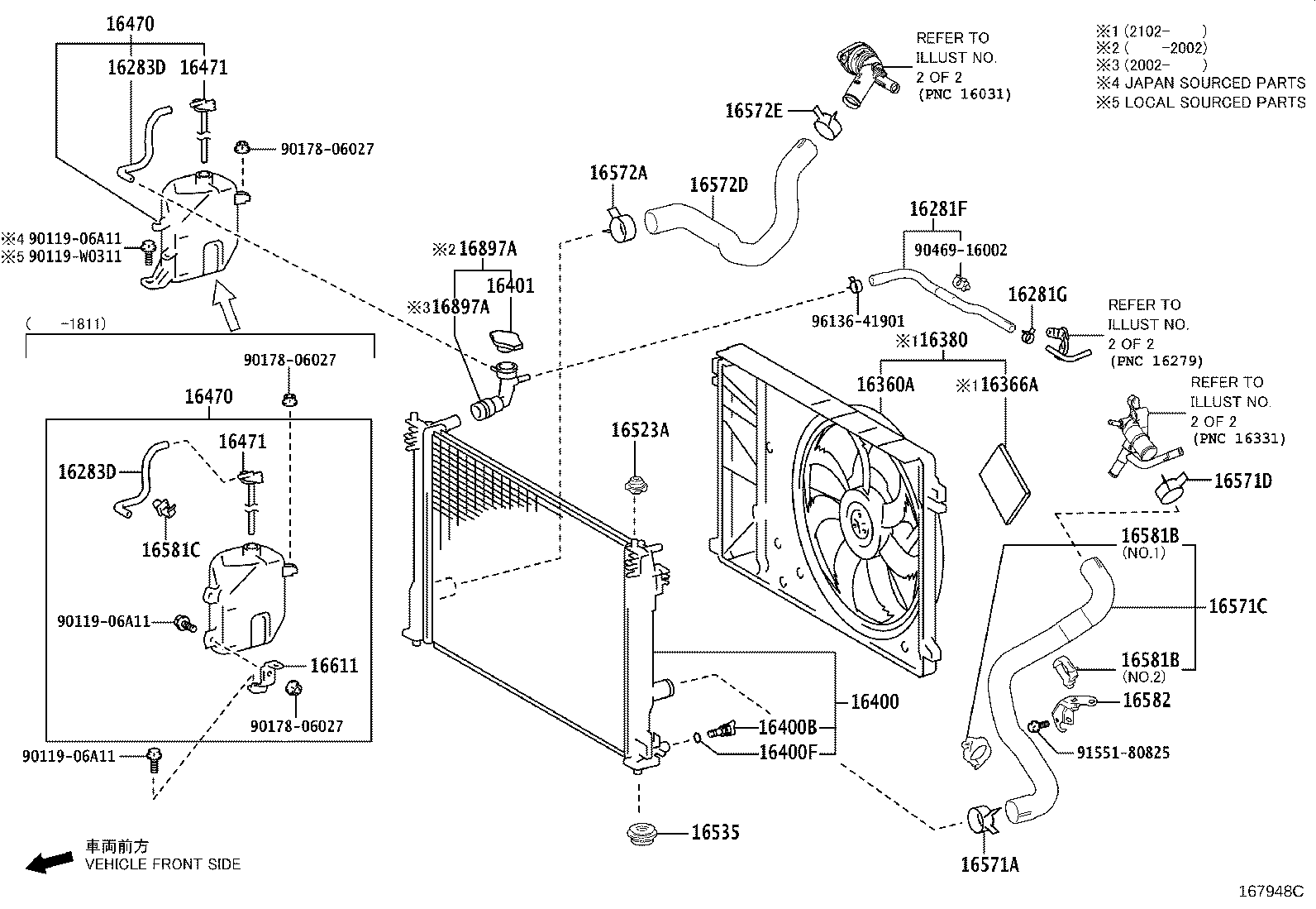 16671-25030 Coolant Water Valve product image