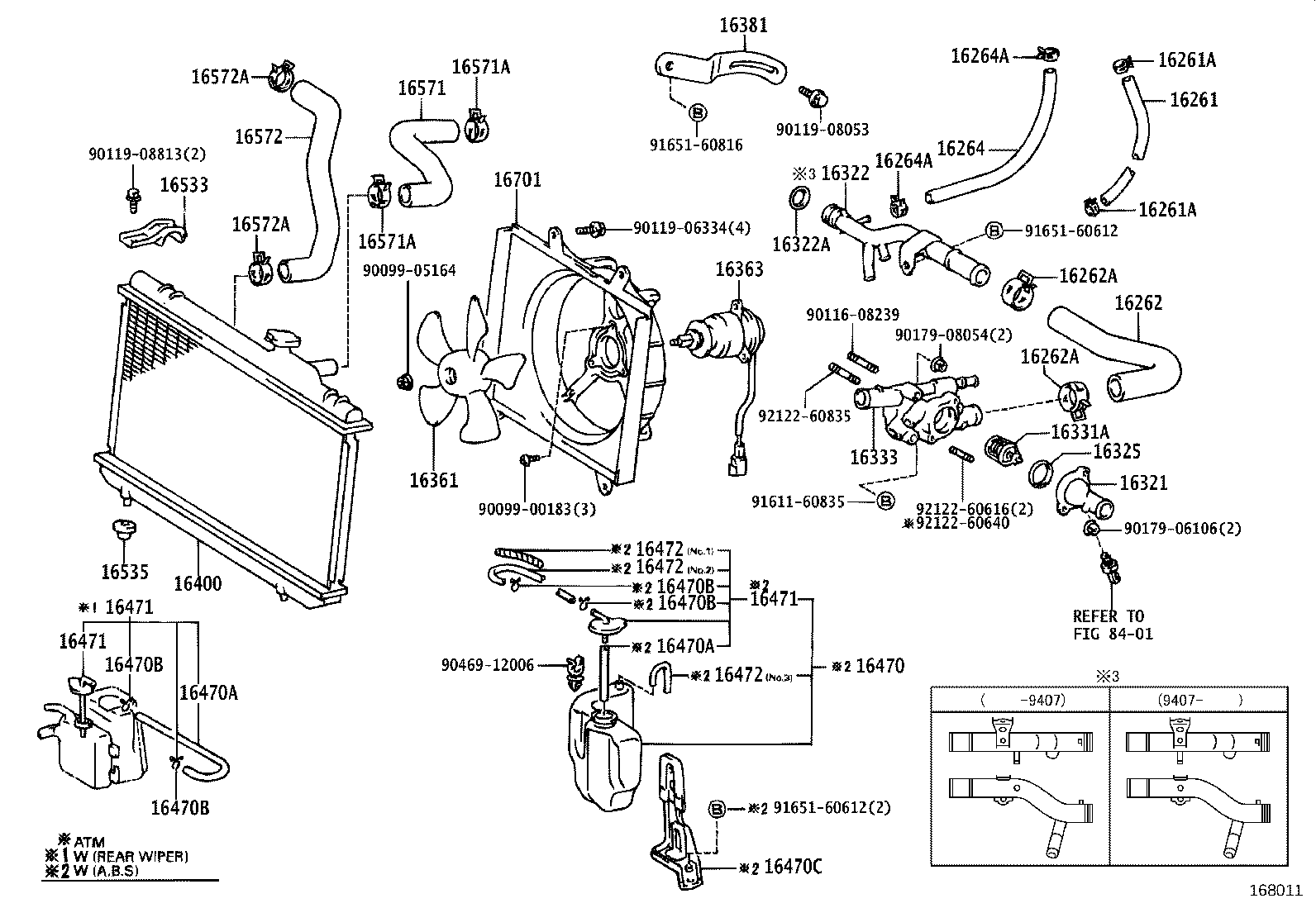 16405-11070 CAP SUB-ASSY, RESERVE TANK product image