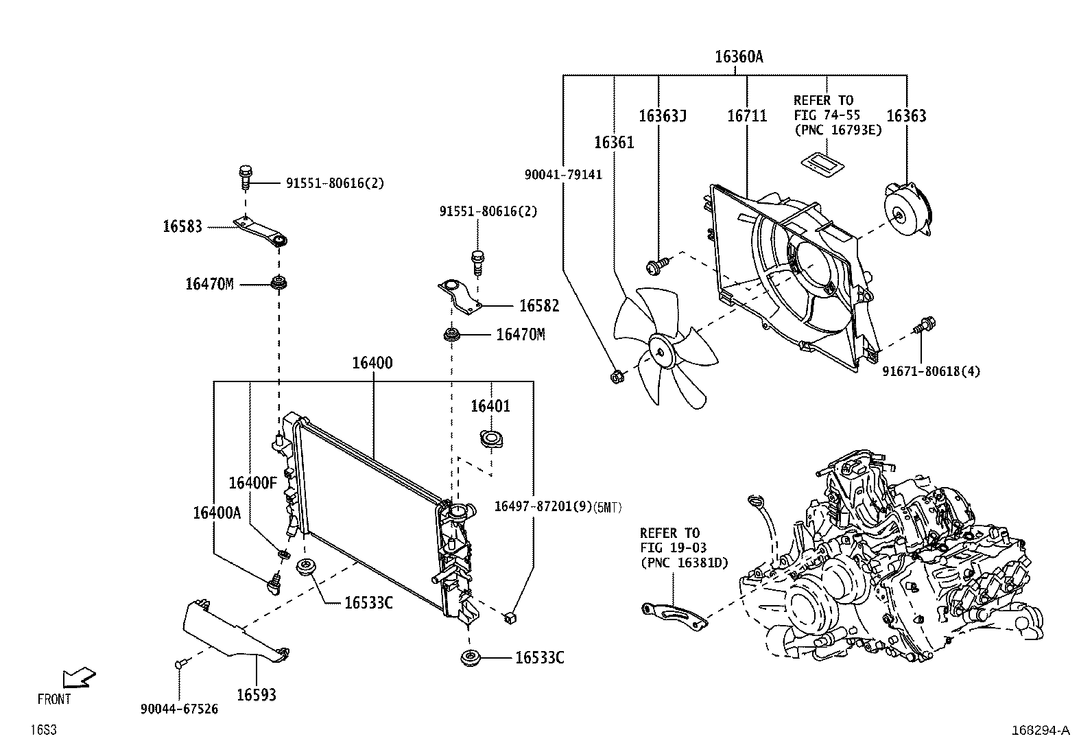 16258-B2100 GASKET, WATER OUTLET product image
