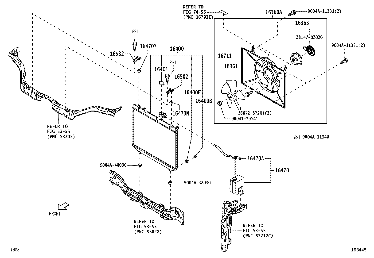 16321-BZ090 INLET, WATER product image