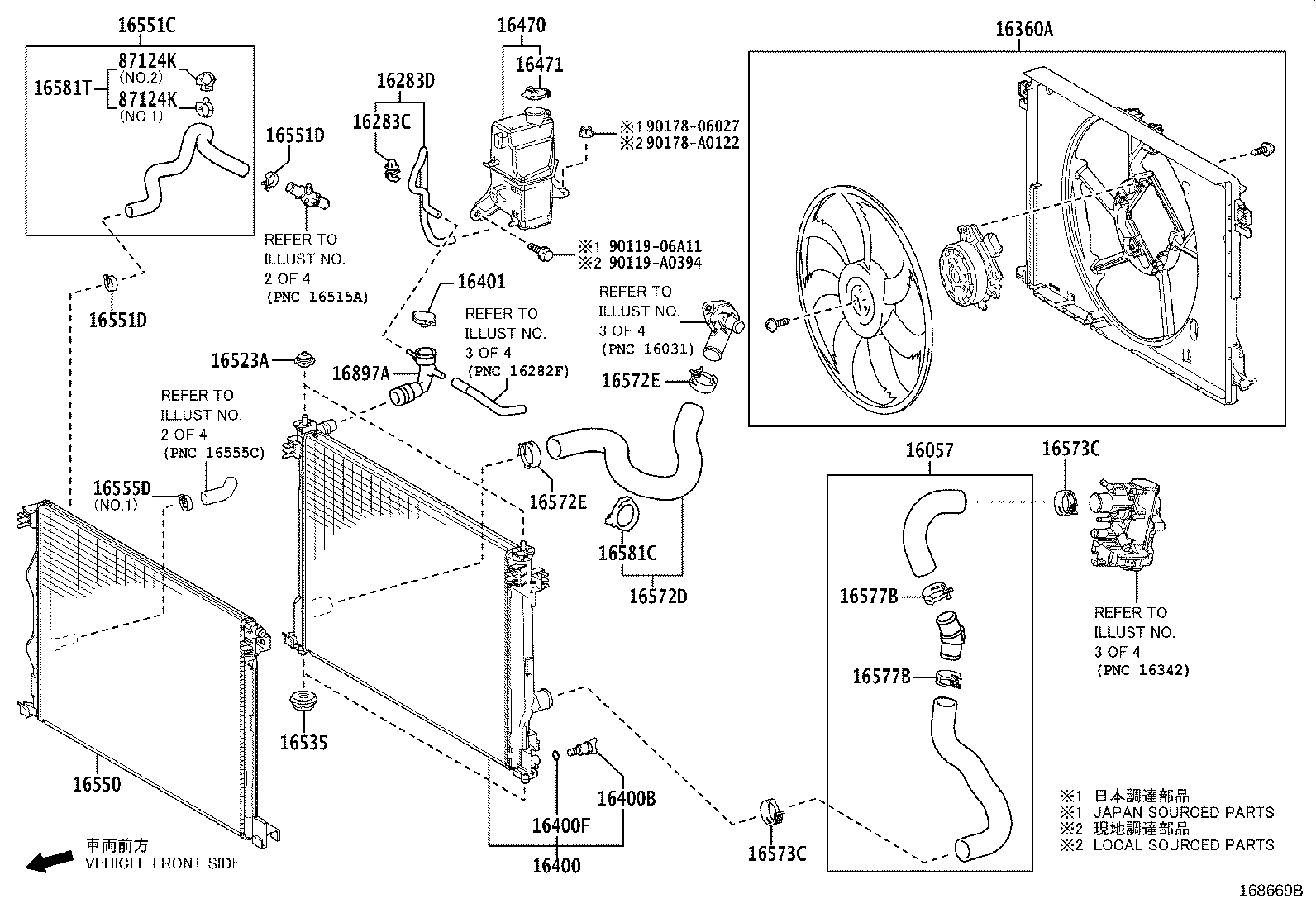 16032-F0010 HOUSING SUB-ASSY, WATER INLET W/WATER PUMP product image