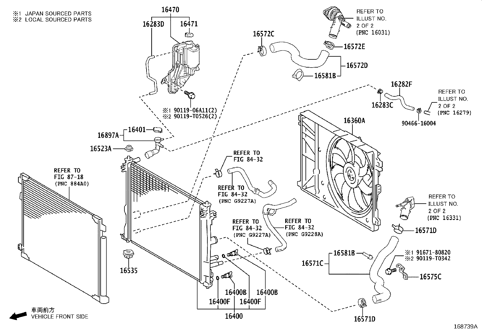 16207-VT020 PIPE SUB-ASSY, WATER BY-PASS, NO.2 product image