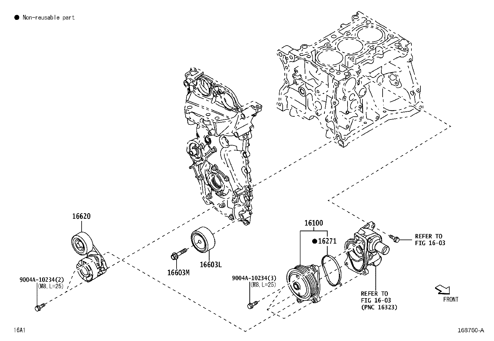 16100-B9710 PUMP ASSY, ENGINE WATER product image