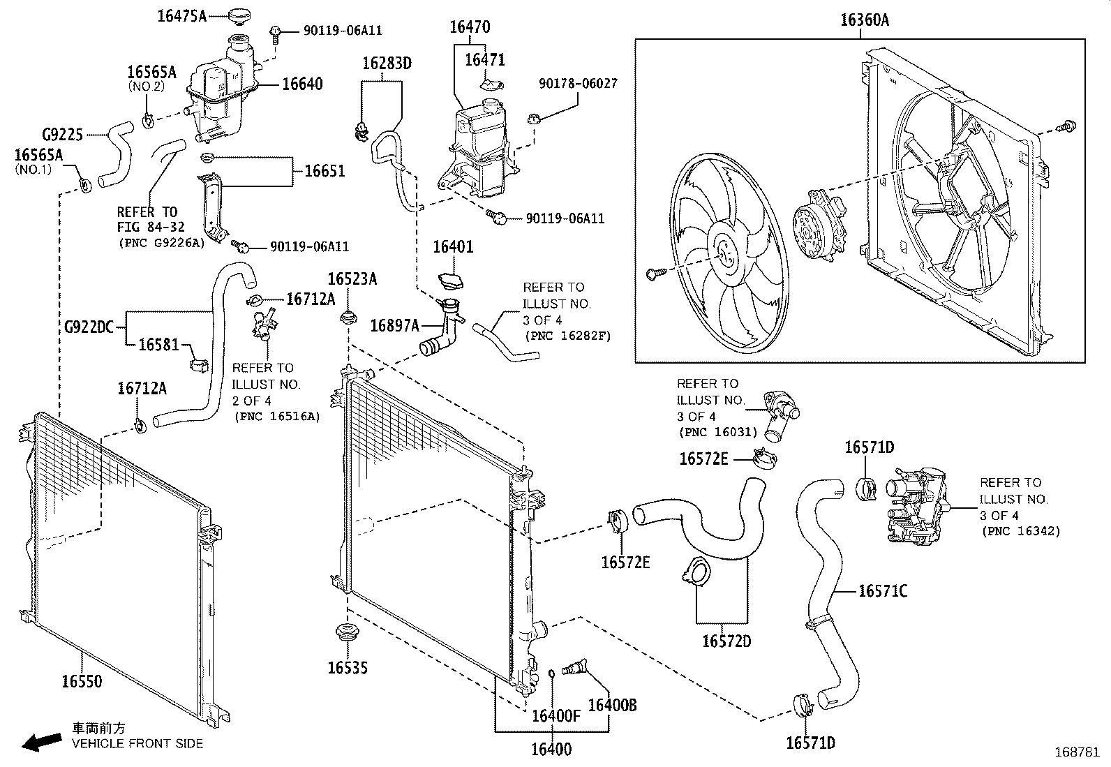 16206-25040 Water Bypass Pipe product image