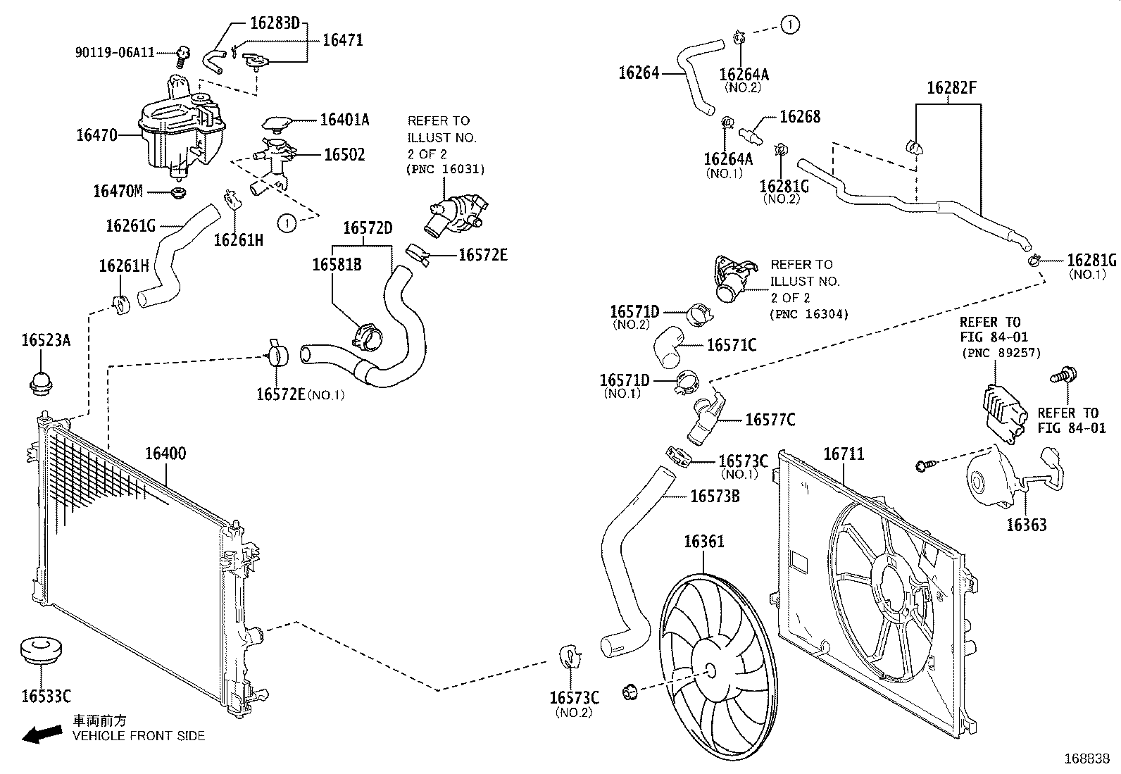 16671-25070 Coolant Water Valve product image