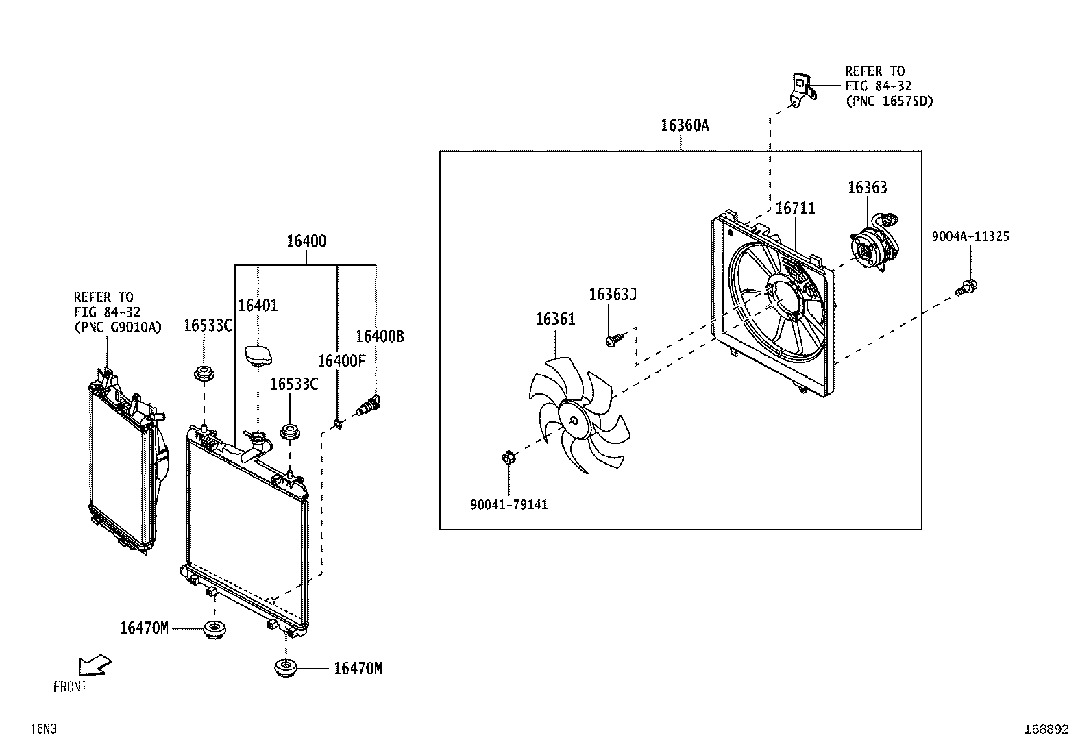 16711-BZ340 SHROUD, FAN product image