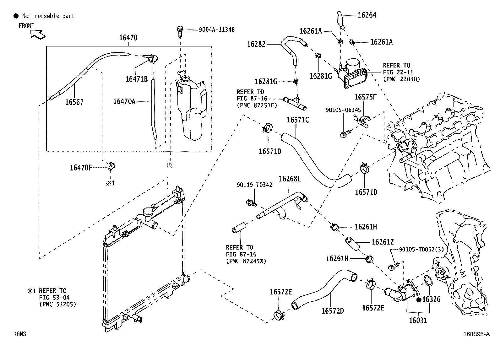 16711-BZ340 SHROUD, FAN product image