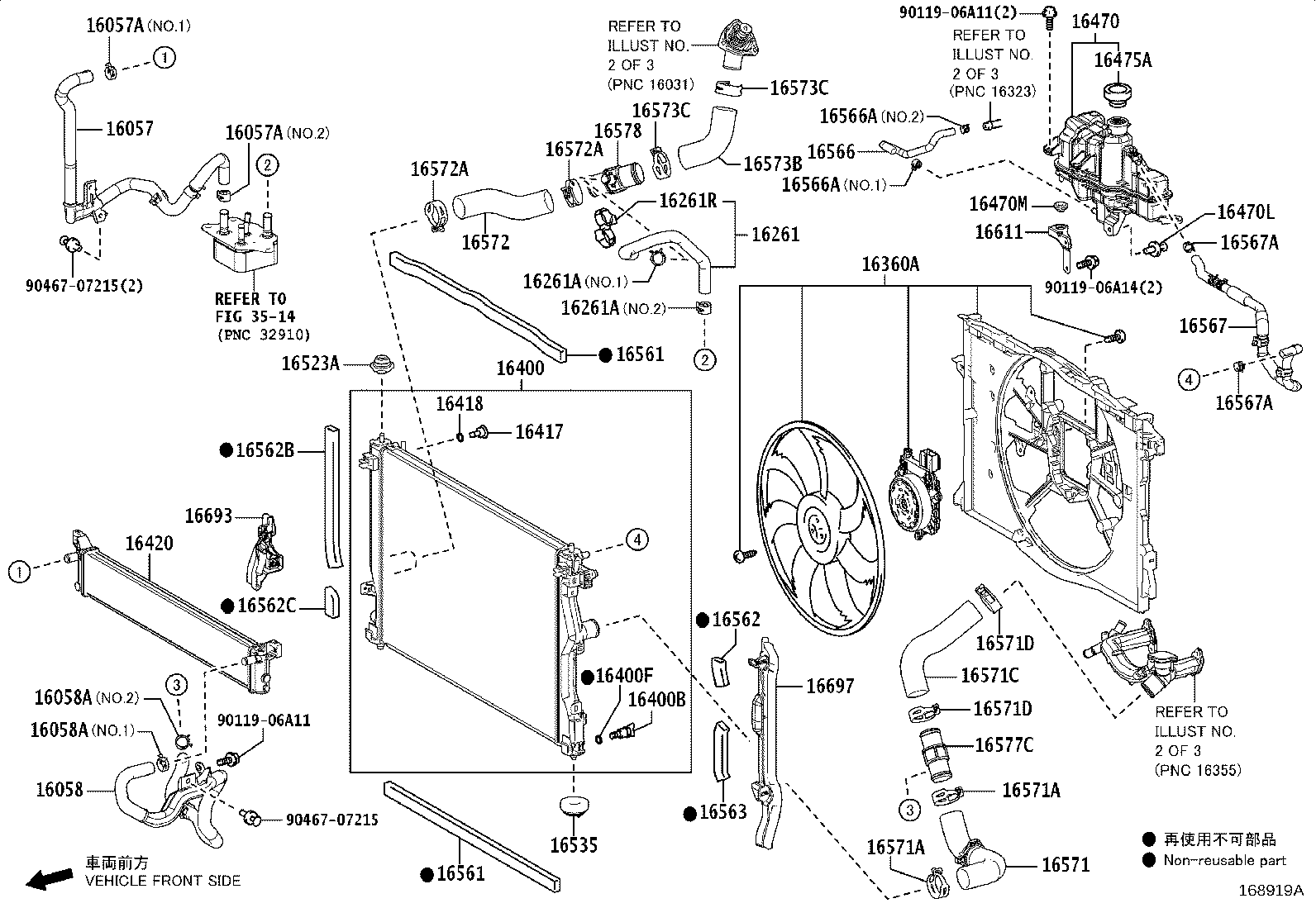16058-31060 HOSE SUB-ASSY, RADIATOR product image