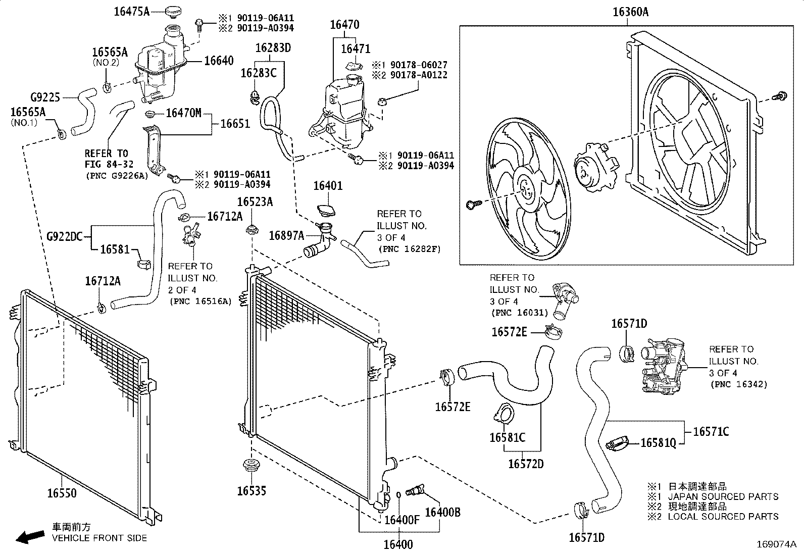 16282-F0350 HOSE, WATER BY-PASS, NO.5 product image