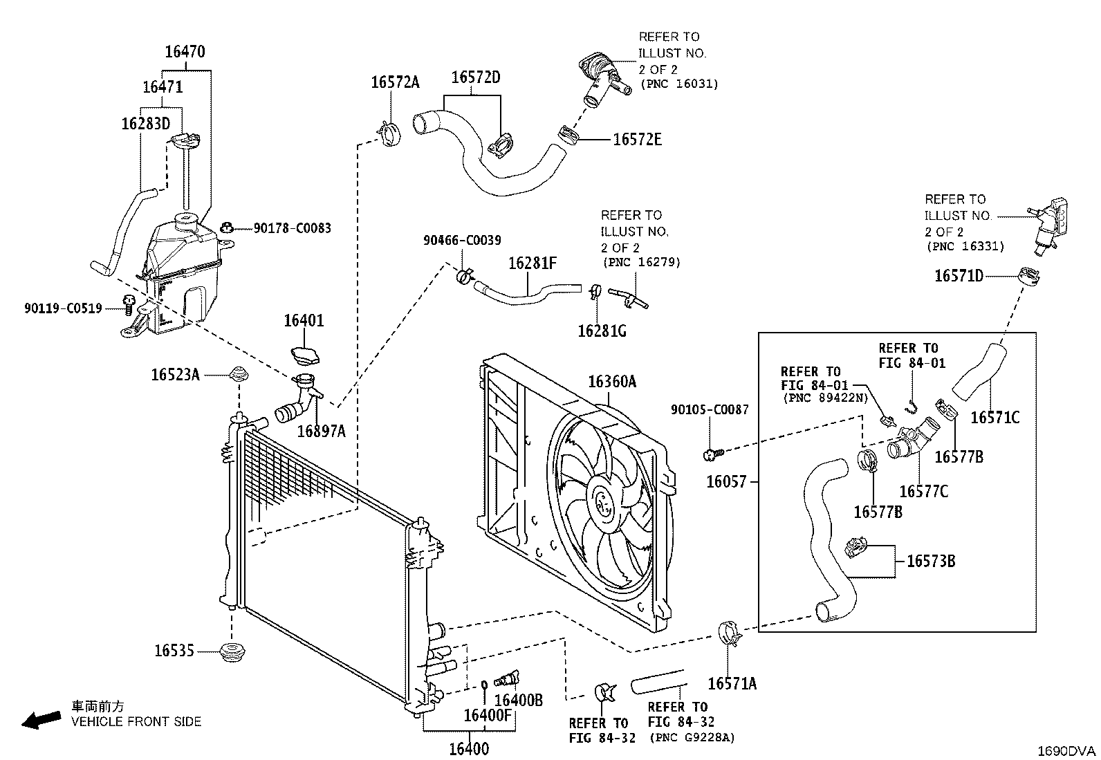 16057-F2030 HOSE SUB-ASSY, RADIATOR product image