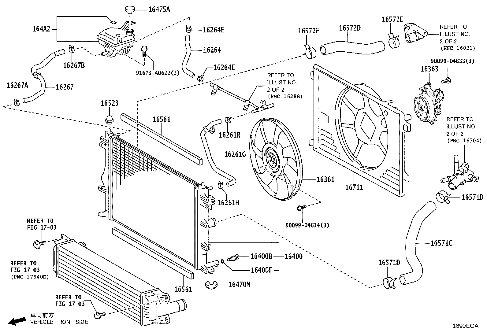 16032-18010 HOUSING SUB-ASSY, WATER INLET W/WATER PUMP product image