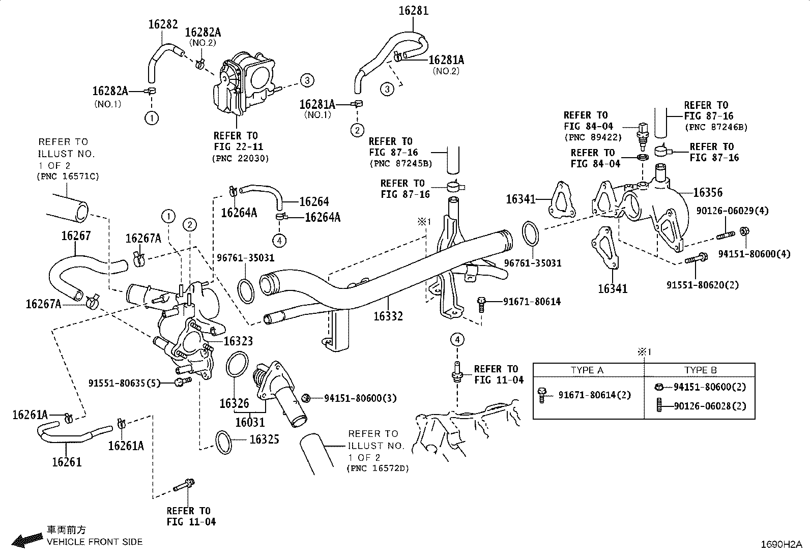 16306-31060 PIPE, WATER OUTLET, NO.1 product image