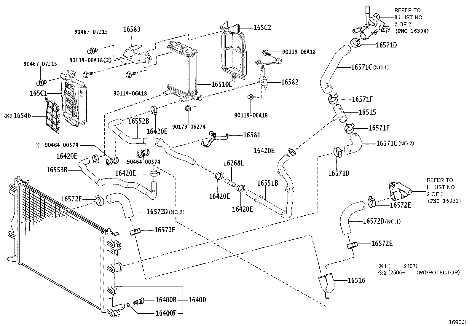 16032-18010 HOUSING SUB-ASSY, WATER INLET W/WATER PUMP product image