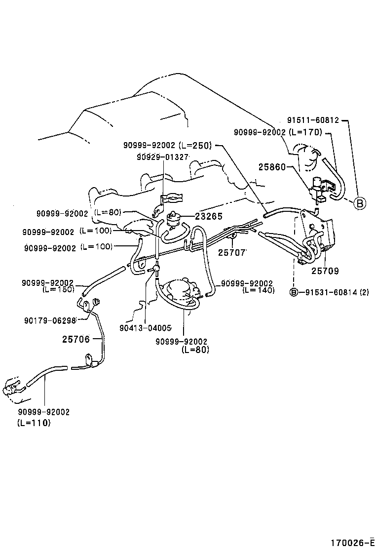 23841-62040 CLAMP, FUEL HOSE product image