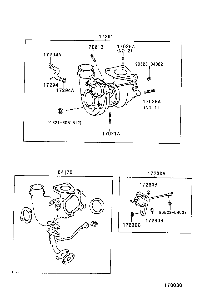 17141-54151 MANIFOLD, EXHAUST product image