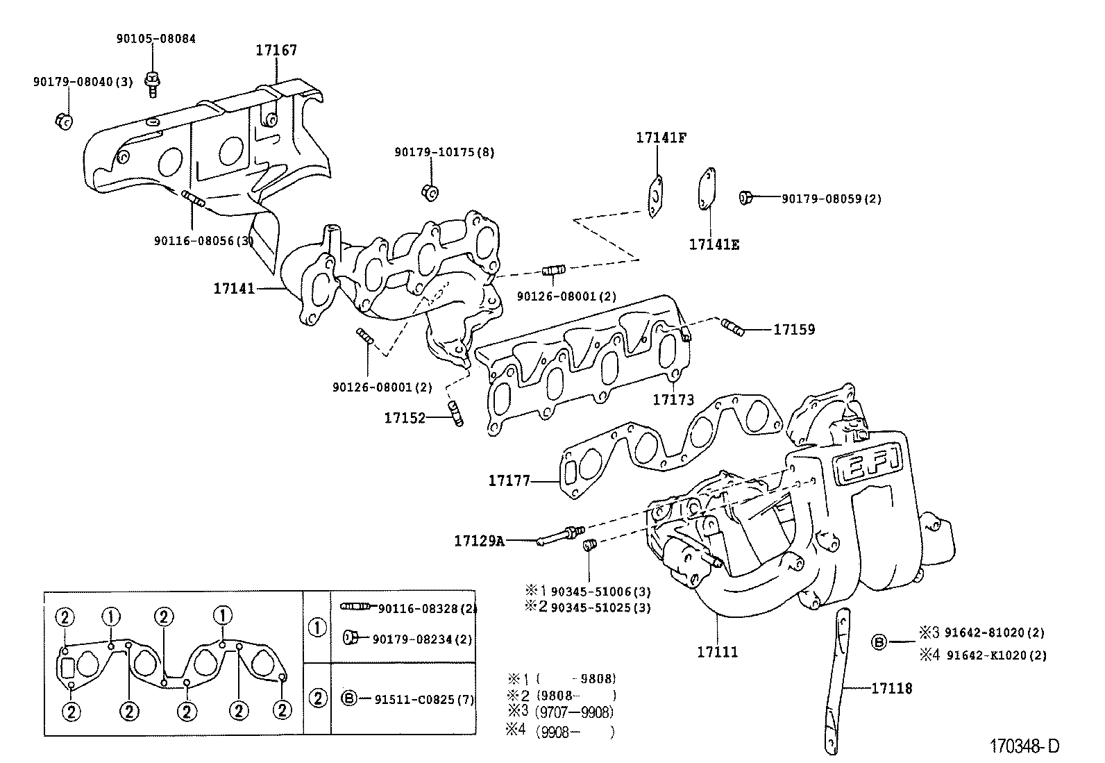 90116-T0003 BOLT, STUD(FOR MANIFOLD TO CYLINDER HEAD) product image