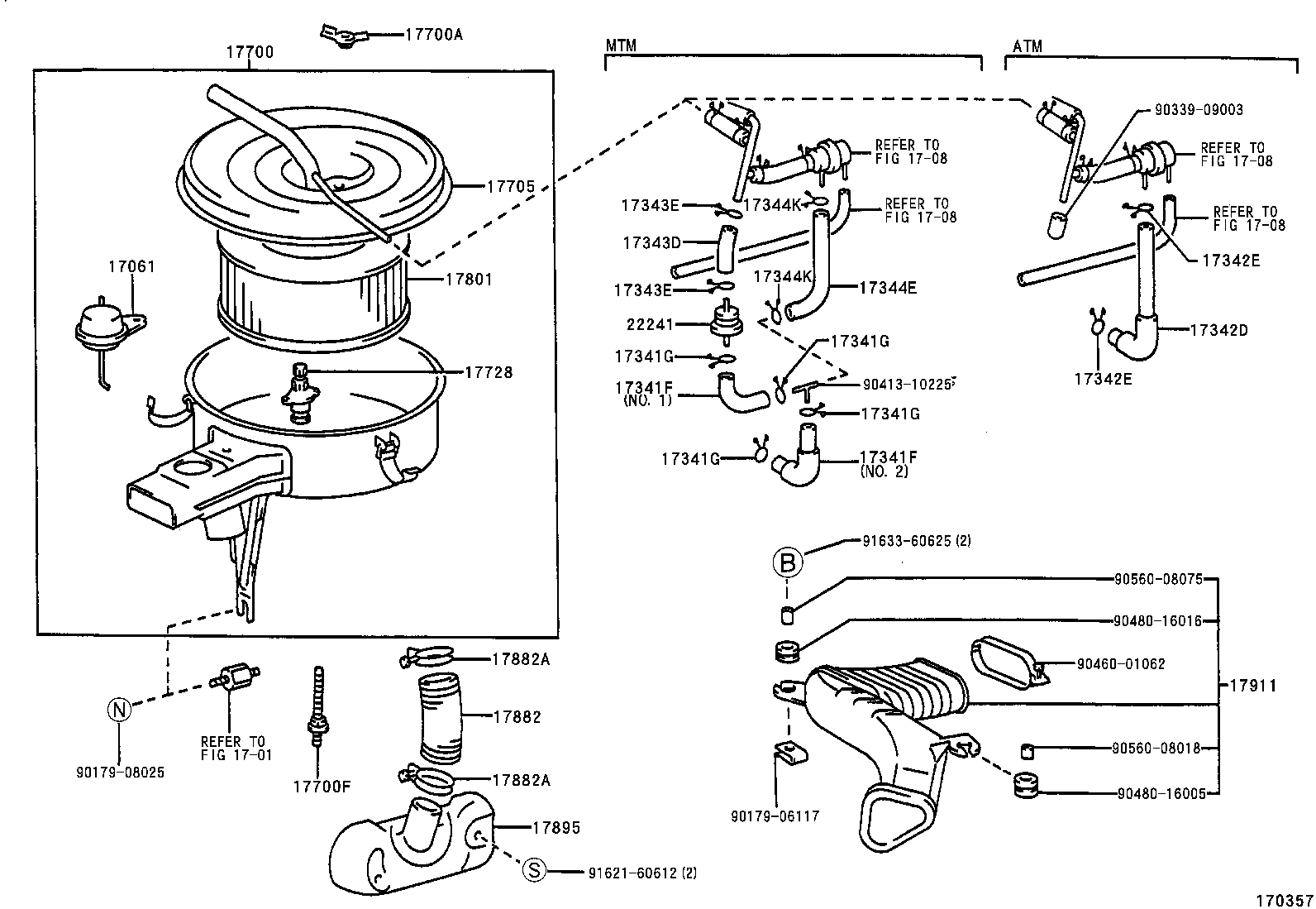 17705-13230 CAP SUB-ASSY, AIR CLEANER product image