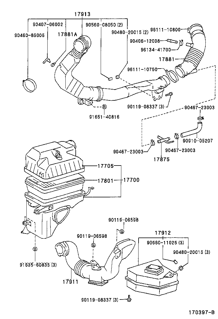 17705-76050 CAP SUB-ASSY, AIR CLEANER product image