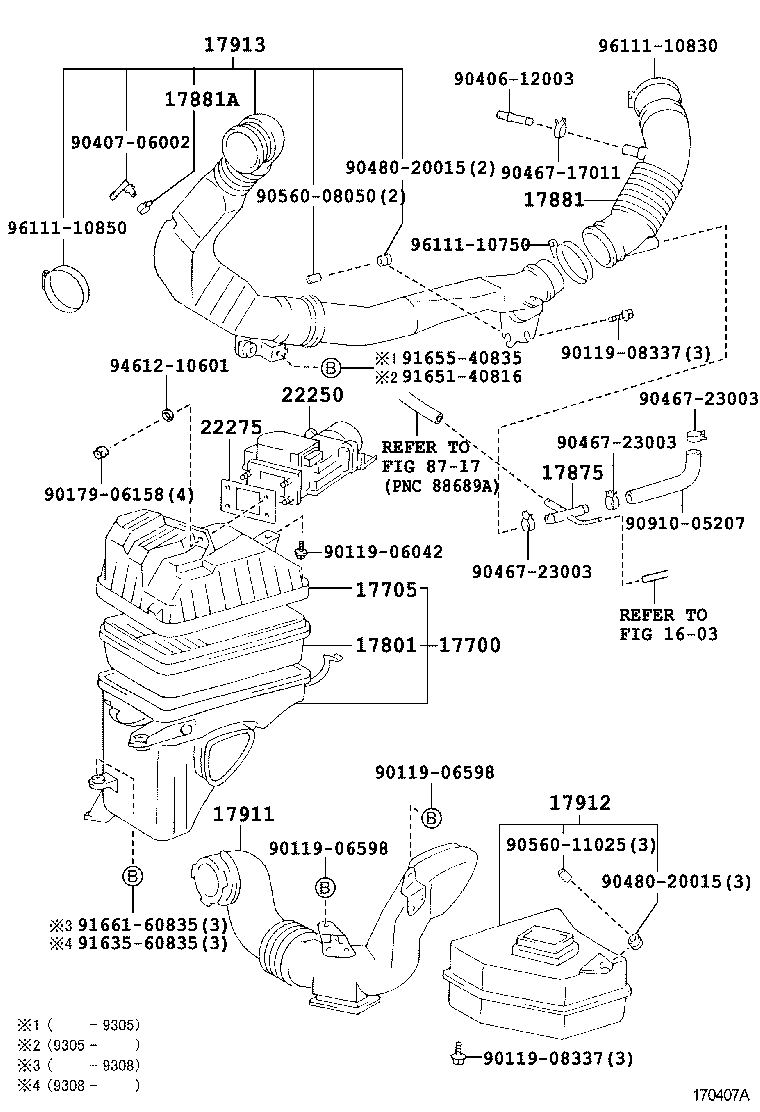 17705-76050 CAP SUB-ASSY, AIR CLEANER product image