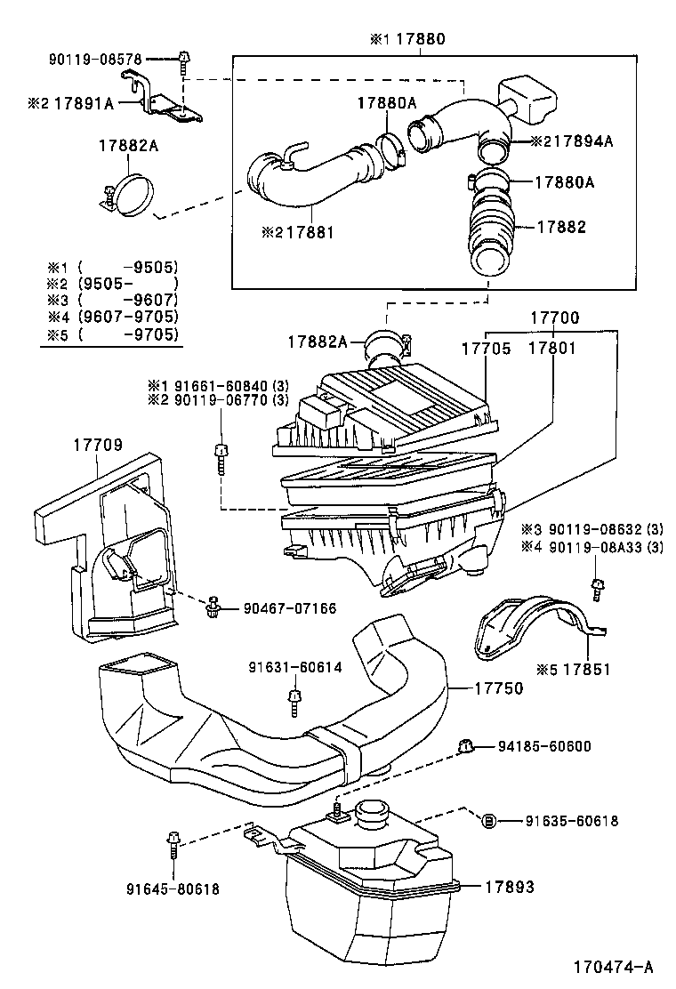17705-16490 CAP SUB-ASSY, AIR CLEANER product image