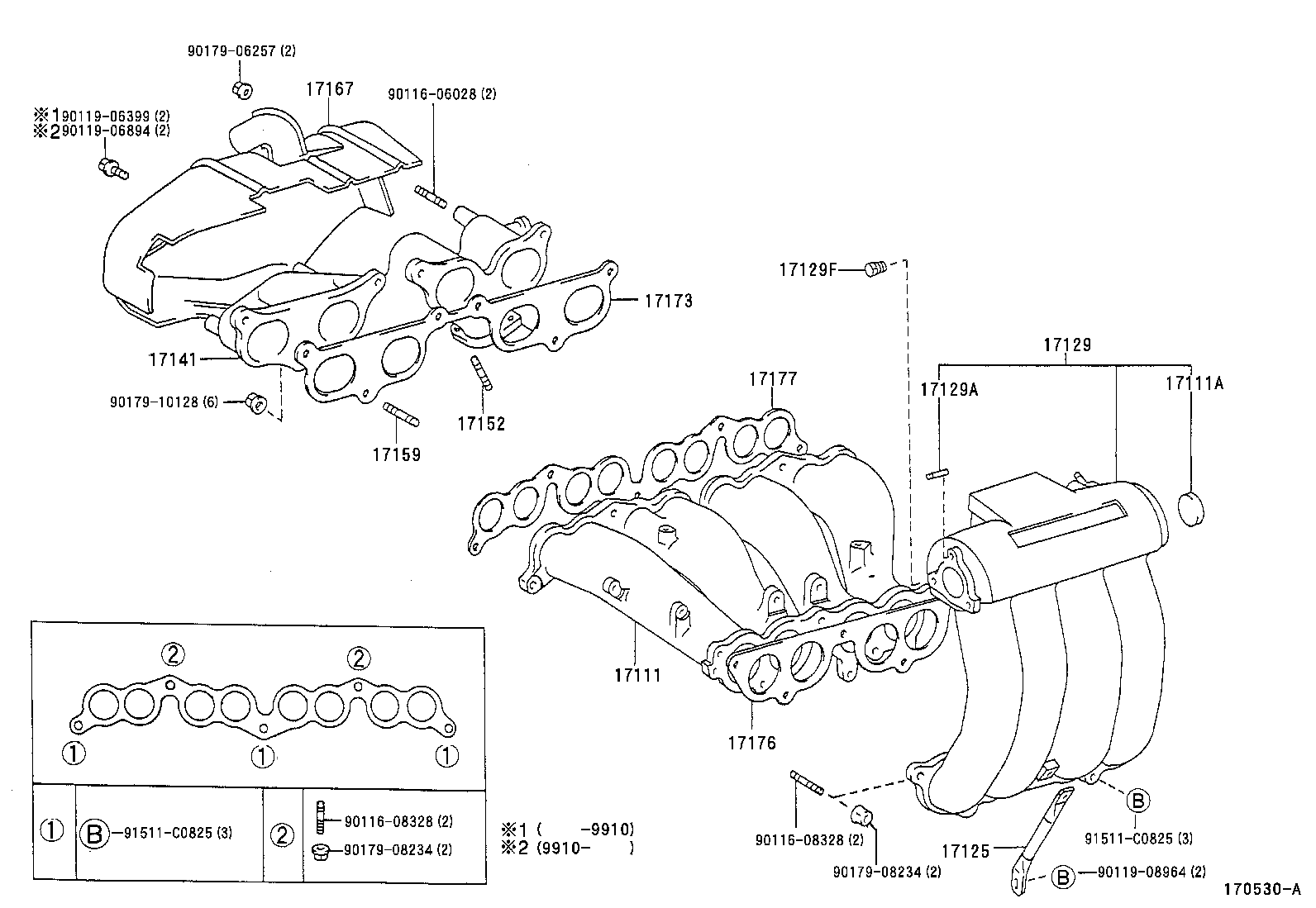 17148-65010 PLATE, EXHAUST MANIFOLD product image