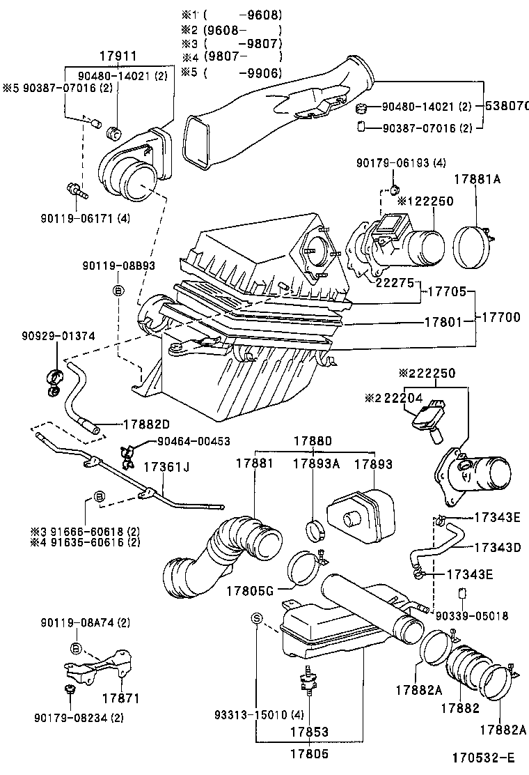96134-42100 CLAMP, HOSE(FOR AIR HOSE, NO.3) product image