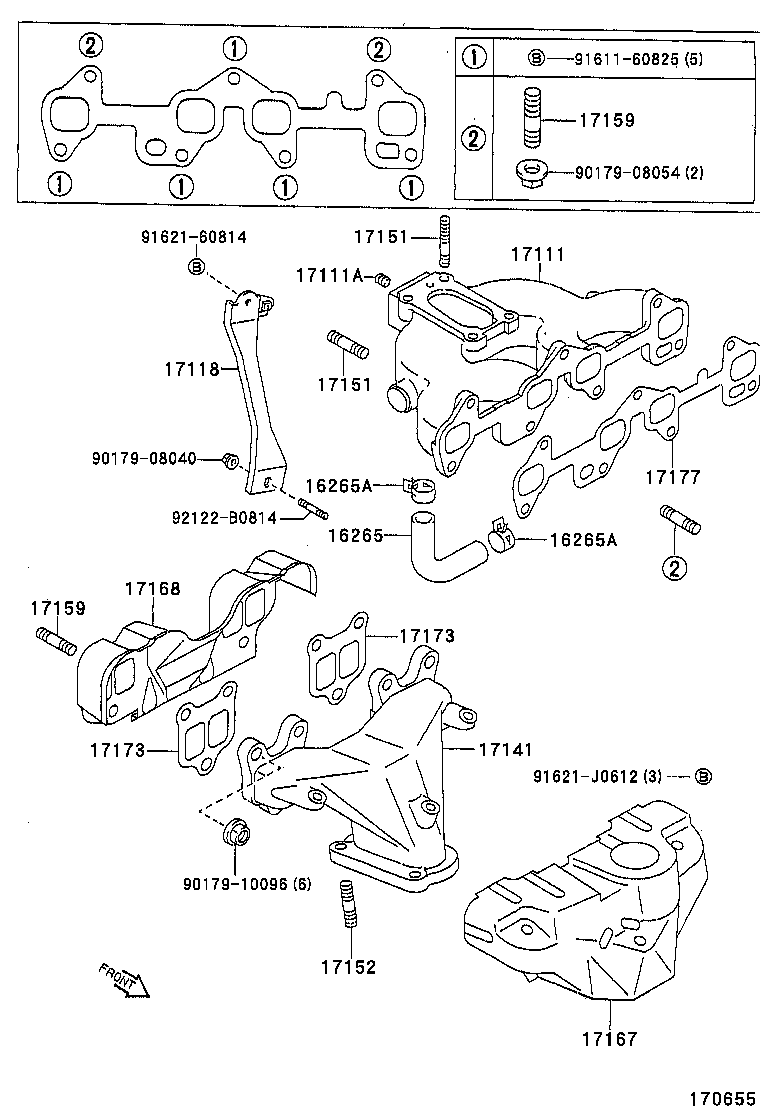 17101-15070 MANIFOLD, INTAKE product image