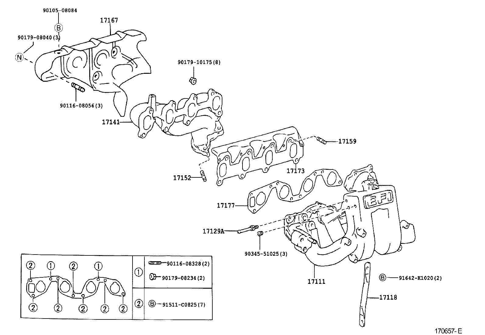 17111-05030 MANIFOLD, INTAKE product image