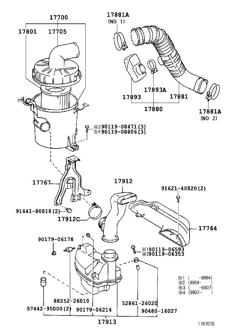 17705-62070 CAP SUB-ASSY, AIR CLEANER product image