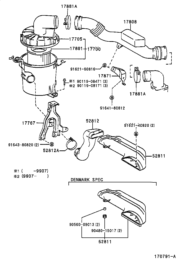 17700-54831 CLEANER ASSY, AIR product image