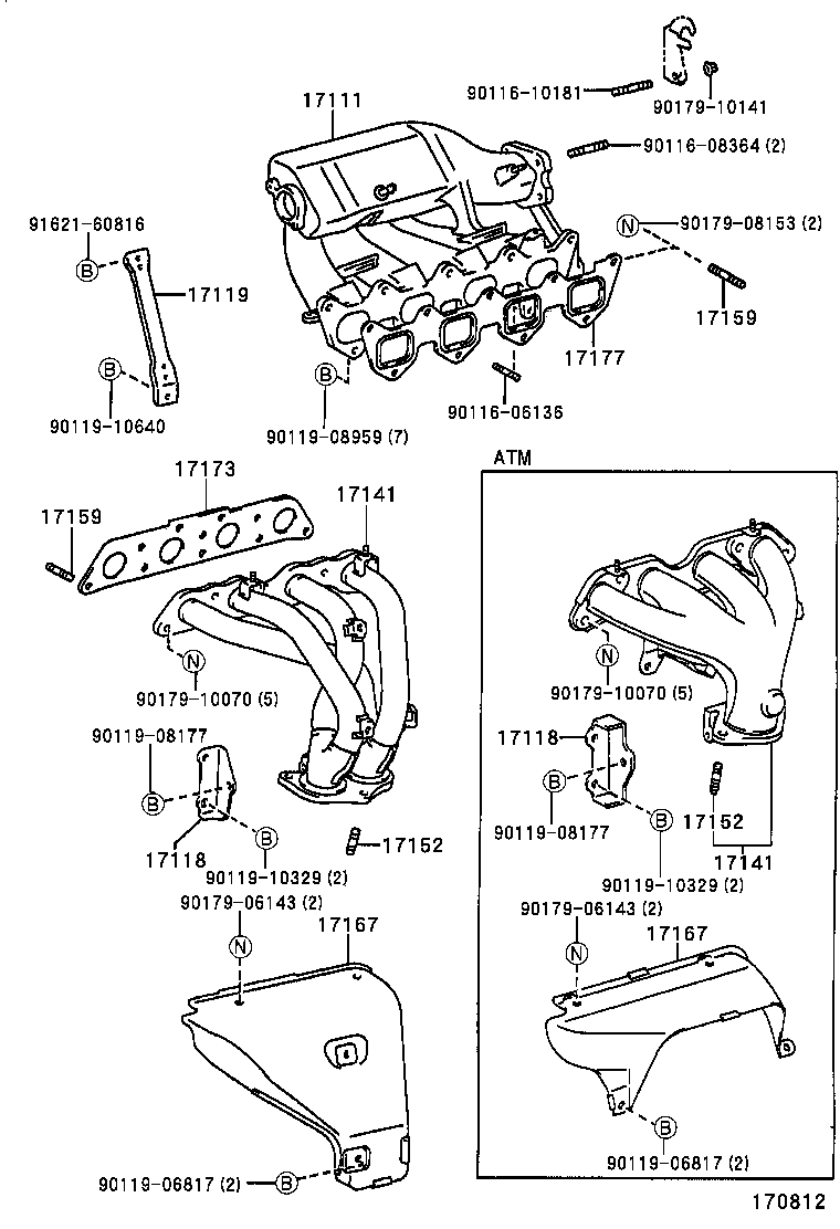 15474-27010 PIPE, TURBO OIL OUTLET product image