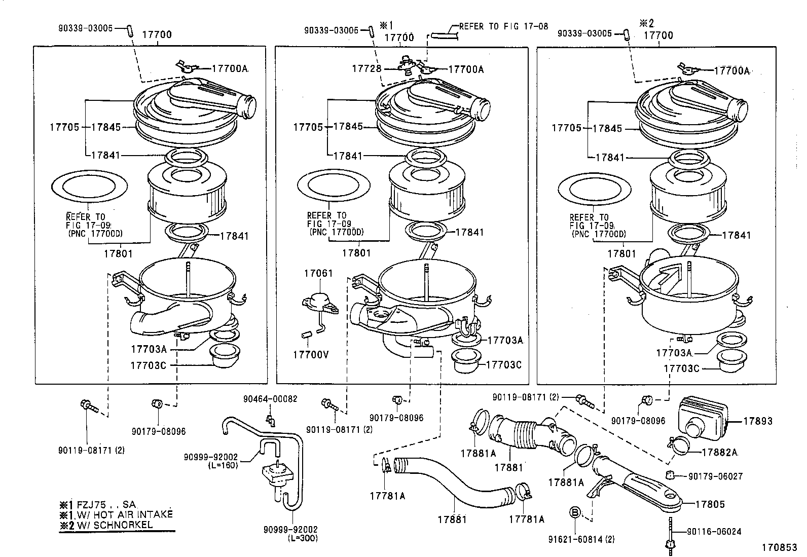 17705-66090 CAP SUB-ASSY, AIR CLEANER product image